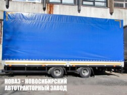 Шторный прицеп МАЗ 837310‑3012 грузоподъёмностью 12,2 тонны с кузовом 7820х2480х3070 мм
