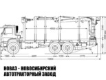 Сортиментовоз КАМАЗ 43118 с манипулятором VPL 100-76L до 3,1 тонны модели 8700 (фото 2)