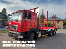 Лесовоз МАЗ 631228‑8578‑062 грузоподъёмностью платформы 21 тонна