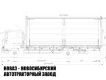 Тентованный грузовик КАМАЗ 43082-53511-Н5 Компас-12 грузоподъёмностью 6,2 тонны с кузовом 8400х2550х2500 мм (фото 2)