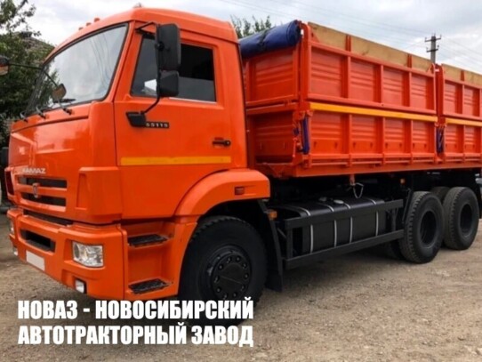 Зерновоз КАМАЗ 45144-6091-48(А5) грузоподъёмностью 14,5 тонны с кузовом 19 м³ (фото 1)