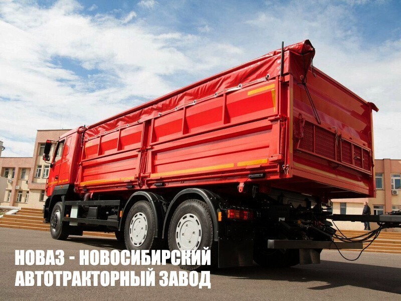 Зерновоз МАЗ 63122J-8535-030 грузоподъёмностью 13,3 тонны с кузовом 26 м³ (Фото 2)