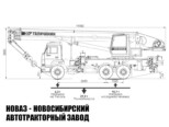 Автокран КС-55713-5В-4 Галичанин грузоподъёмностью 25 тонн со стрелой 31 м на базе КАМАЗ 43118 (фото 3)