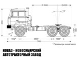 Автопоезд из седельного тягача Урал 44202-3511-82 и полуприцепа бензовоза модели 2938 (фото 2)