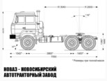Автопоезд из седельного тягача Урал 44202-3511-82 и полуприцепа бензовоза модели 3808 (фото 2)