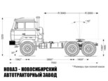 Автопоезд из седельного тягача Урал 44202-3511-82 и полуприцепа бензовоза модели 4256 (фото 2)