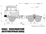 Автопоезд из седельного тягача Урал 44202-3511-82 и бортового полуприцепа модели 7959 (фото 2)