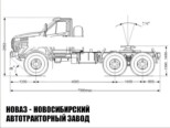 Автопоезд из седельного тягача Урал NEXT 44202-5311-74 и бортового полуприцепа модели 7876 (фото 2)