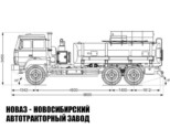 Автотопливозаправщик объёмом 12 м³ с 1 секцией на базе Урал-М 4320-4971-80 модели 5823 (фото 2)