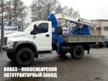 Бортовой автомобиль ГАЗ Садко NEXT C41A23 с манипулятором ДВИНА 3200.8 до 3,2 тонны (фото 1)