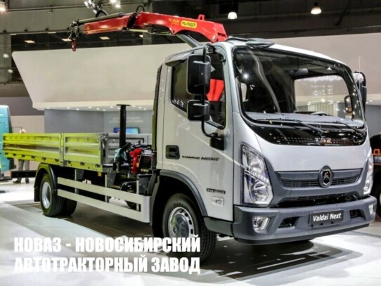 Бортовой автомобиль ГАЗ Валдай NEXT С49RF2 с манипулятором Palfinger PK 6500 до 3,2 тонны (фото 1)