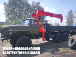 Бортовой автомобиль Урал 5557 с краном‑манипулятором Kanglim KS1256G‑II до 7 тонн модели 8664