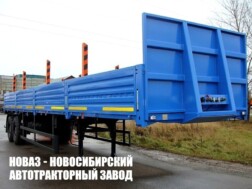 Бортовой полуприцеп ТЗА 588521-0000024-10 грузоподъёмностью 20,9 тонны с кузовом 12064х2470х730 мм с доставкой по всей России