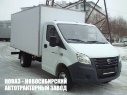 Изотермический фургон ГАЗель NEXT A21R32 грузоподъёмностью 1 тонна с кузовом 4273х2180х2024 мм