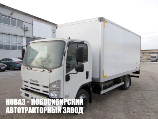Промтоварный фургон ISUZU ELF 9.5 NQR90LL грузоподъёмностью 5,2 тонны с кузовом 6200х2300х2200 мм