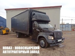 Тентованный грузовик ГАЗон NEXT C41RB3 грузоподъёмностью 4,2 тонны с кузовом 7300х2540х2700 мм с доставкой в Белгород и Белгородскую область