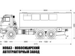 Грузопассажирский автомобиль вместимостью 20 мест на базе КАМАЗ 43118 модели 8141 (фото 2)
