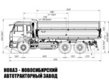 Зерновоз 658901-11МЕ грузоподъёмностью 15,2 тонны с кузовом 17,5 м³ на базе КАМАЗ 65115-3082-48 (фото 3)