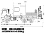 Агрегат ремонта и обслуживания станков-качалок КАМАЗ 43118 с манипулятором INMAN IM 95 модели 8103 (фото 2)