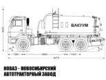 Ассенизатор объёмом 10 м³ на базе КАМАЗ 43118 модели 7671 (фото 3)