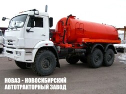 Ассенизатор с цистерной объёмом 10 м³ для жидких отходов на базе КАМАЗ 43118 модели 5687 с доставкой в Белгород и Белгородскую область