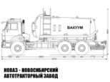 Ассенизатор объёмом 10 м³ на базе КАМАЗ 65115 модели 8822 (фото 2)