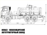 Автотопливозаправщик объёмом 10 м³ с 1 секцией на базе КАМАЗ 43118 модели 7362 (фото 2)