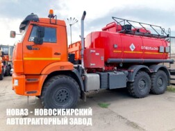 Топливозаправщик объёмом 12 м³ с 2 секциями цистерны на базе КАМАЗ 43118