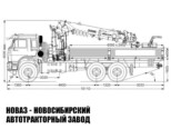Бортовой автомобиль КАМАЗ 43118 с манипулятором INMAN IT 200 до 7,2 тонны с буром и люлькой модели 2999 (фото 4)