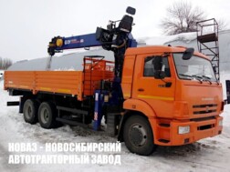 Бортовой автомобиль КАМАЗ 65115 с краном‑манипулятором DongYang SS2036 грузоподъёмностью 8 тонн