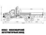 Бортовой автомобиль Урал NEXT 4320-6951-72 с манипулятором INMAN IM 180 до 8,8 тонны модели 3434 (фото 2)