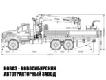 Бортовой автомобиль Урал NEXT 4320 с манипулятором INMAN IT 200 до 7,2 тонны с буром и люлькой модели 3858 (фото 2)
