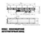 Бортовой полуприцеп 93853.038-БАК грузоподъёмностью 20 тонн с кузовом 12395х2470х605 мм (фото 3)