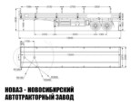 Бортовой полуприцеп грузоподъёмностью 20 тонн с кузовом 12300х2470х600 мм модели 6451 (фото 3)