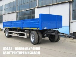 Бортовой прицеп ТЗА 589201-0110100-01 грузоподъёмностью 12,1 тонны с кузовом 6112х2476х730 мм с доставкой по всей России