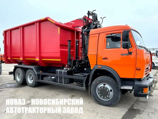 Ломовоз КАМАЗ 53229-1093-15 с манипулятором ВЕЛМАШ VM10L74M до 3,1 тонны