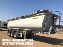 Самосвальный полуприцеп ZASLAW D‑653A грузоподъёмностью 31,3 тонны с кузовом объёмом 30 м³