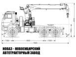 Седельный тягач КАМАЗ 43118-3027-50 с манипулятором Kanglim KS1256G-II до 7 тонн модели 5488 (фото 2)