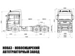 Седельный тягач SITRAK C7H ZZ4256V363HE с нагрузкой на ССУ до 23,3 тонны (фото 3)