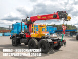 Седельный тягач Урал-М 44202 с манипулятором INMAN IT 200 до 7,2 тонны с буром и люлькой модели 8614 (фото 1)