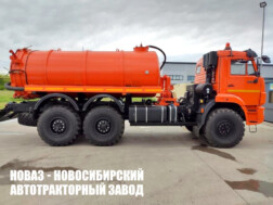 Ассенизатор АВ-10 с цистерной объёмом 10 м³ для жидких отходов на базе КАМАЗ 43118-3027-48