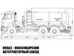 Автоцистерна для пищевых жидкостей объёмом 10 м³ с 1 секцией на базе КАМАЗ 65115 модели 8824 (фото 2)
