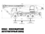 Автокран КС-55713-5Л-1 Галичанин грузоподъёмностью 25 тонн со стрелой 24 м на базе КАМАЗ 43118 (фото 3)