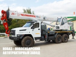 Автокран КС 55732-25-31 Челябинец грузоподъёмностью 25 тонн со стрелой 31 метр на базе Урал NEXT 4320 модели 8812