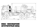 Автотопливозаправщик объёмом 10 м³ с 1 секцией на базе КАМАЗ 43118 модели 8325 (фото 2)