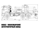 Автотопливозаправщик объёмом 11 м³ с 1 секцией на базе КАМАЗ 43118 модели 5525 (фото 2)
