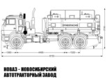 Автотопливозаправщик объёмом 11 м³ с 2 секциями на базе КАМАЗ 43118 модели 1450 (фото 3)