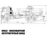 Автотопливозаправщик объёмом 12 м³ с 1 секцией на базе КАМАЗ 43118 модели 7875 (фото 2)