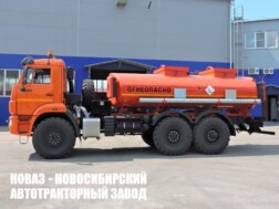 Топливозаправщик объёмом 12 м³ с 2 секциями цистерны на базе КАМАЗ 43118-3938-50 модели 255429