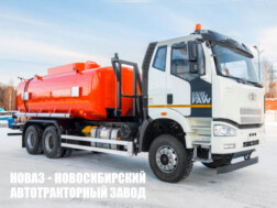Топливозаправщик объёмом 18 м³ с 2 секциями цистерны на базе FAW J6 CA3250 модели 8867 с доставкой по всей России